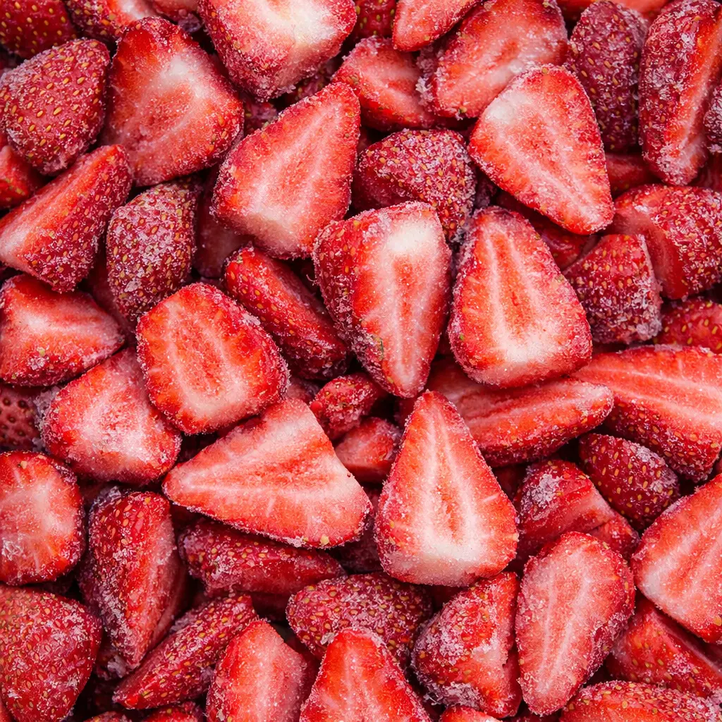 Sliced Frozen Strawberries